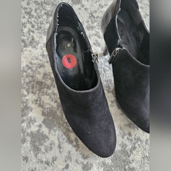 🎁Patent and suede leather bootie - Picture 3 of 5